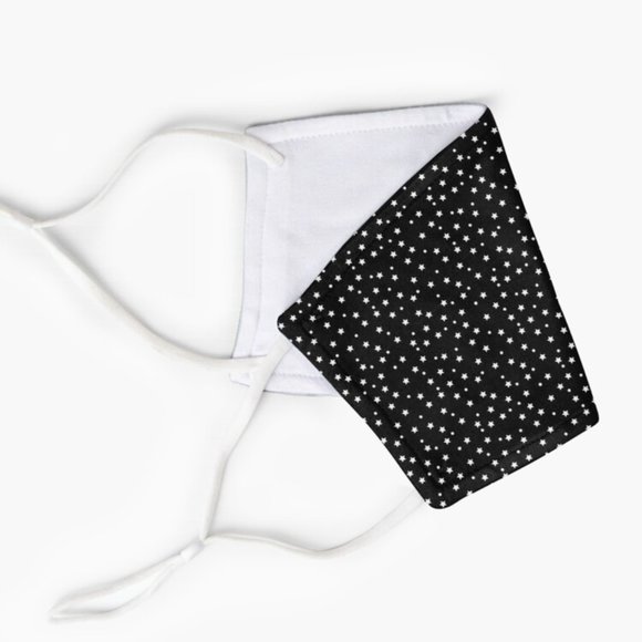 Black Starry Night Sky Mask - Picture 1 of 3